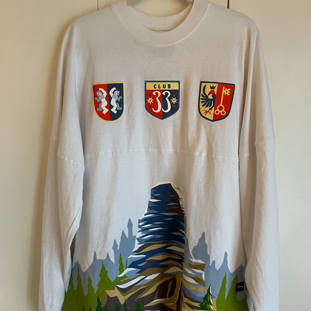 Disneyland Matterhorn 65th Anniversary Club 33 Spirit Jersey — Size L - Picture 2 of 3